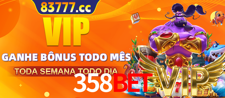 Banner promocional do 358bet oferecendo 100% de recompensas adicionais contínuas para quem fizer o login diário (Daily sign-in), com um mascote de coelho.