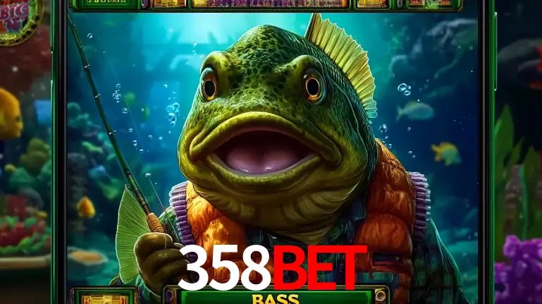 Personagem de peixe pescador do popular jogo de slot com tema de pescaria, uma das emocionantes opções de caça-níqueis para jogar e ganhar no cassino 358bet.